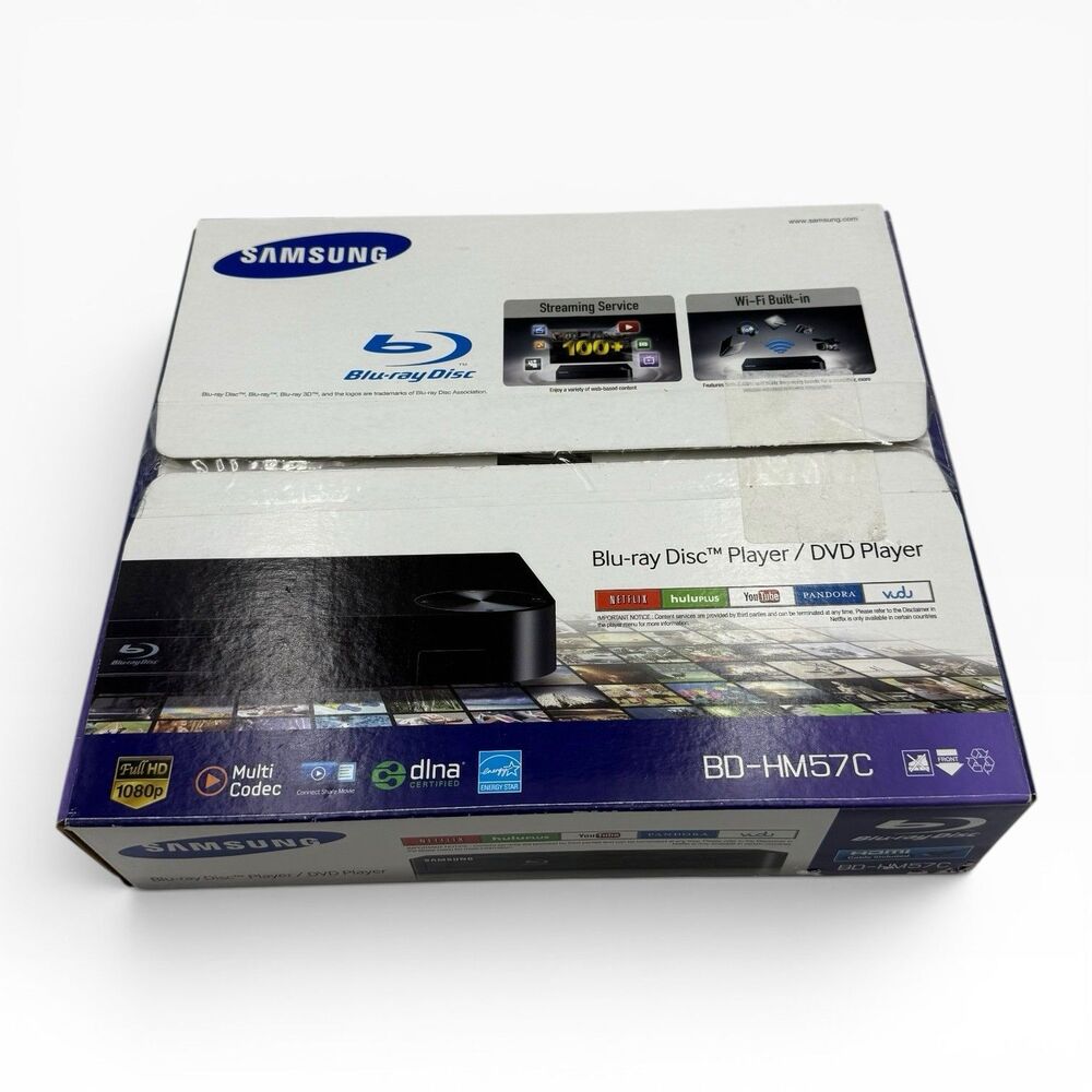 Samsung BD-HM57C Blu-ray Player WiFi Built In - Streaming Service Full HD